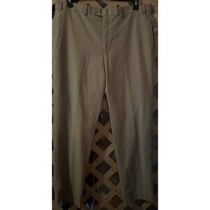 LAUREN RALPH LAUREN Total Comfort Khaki Tan Wool Slacks Men's 38x31